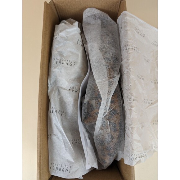 Journee Collection Marci Leopard Loafers Flats Womens 9 Wide Brown Shoes NWB - Picture 12 of 14